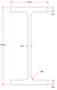 Universal Beam Dimensions - The Engineers Database